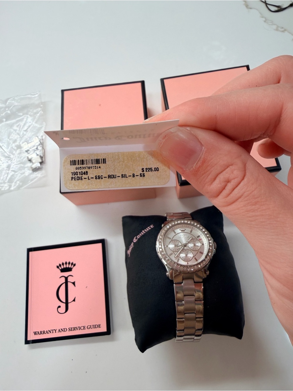 Juicy Couture Silver Bracelet Watch - Picture 10 of 12
